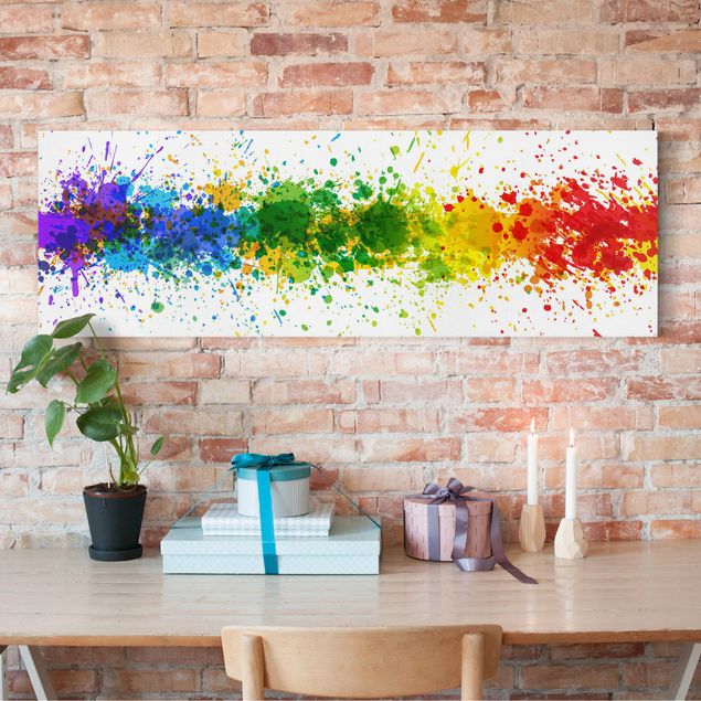 Kitchen Rainbow Splatter