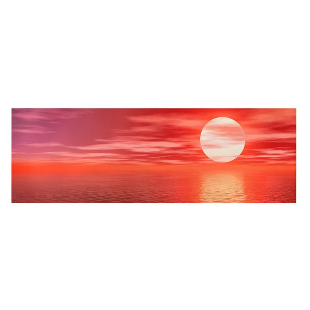 Sea life prints Red Sunset