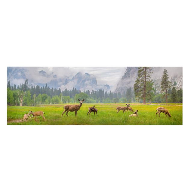 Prints animals Deer In The Mountains