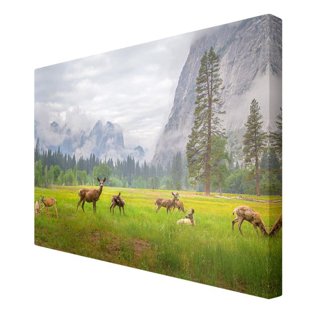 Modern art prints Deer In The Mountains