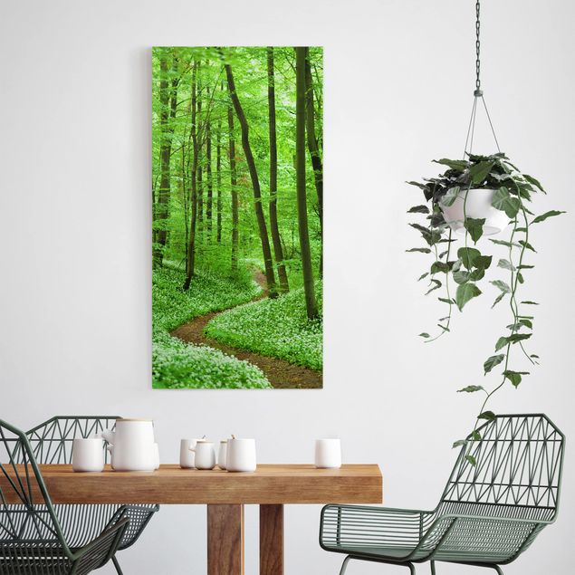 Landscape wall art Romantic Forest Track