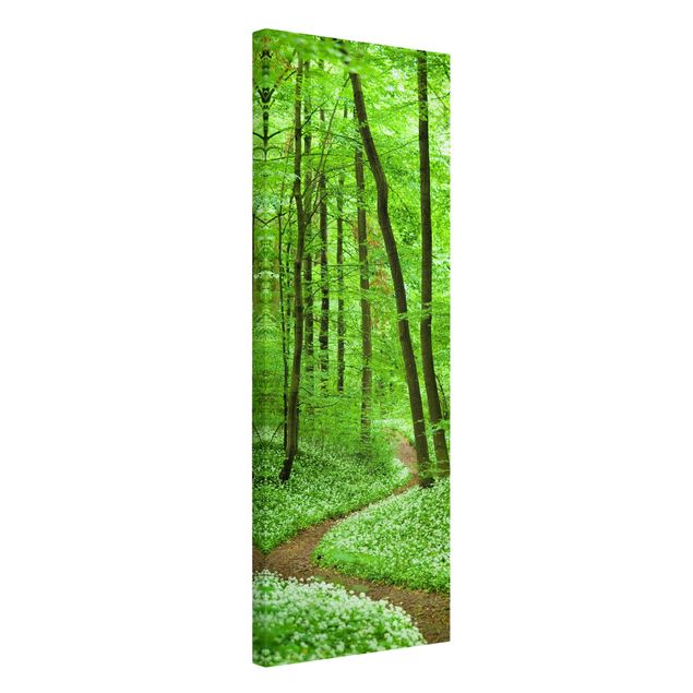 Contemporary art prints Romantic Forest Track