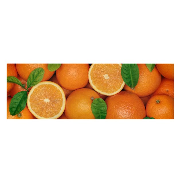 Canvas prints fruits and vegetables Juicy oranges