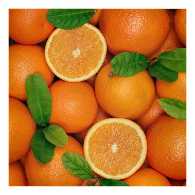 Canvas prints fruits and vegetables Juicy oranges