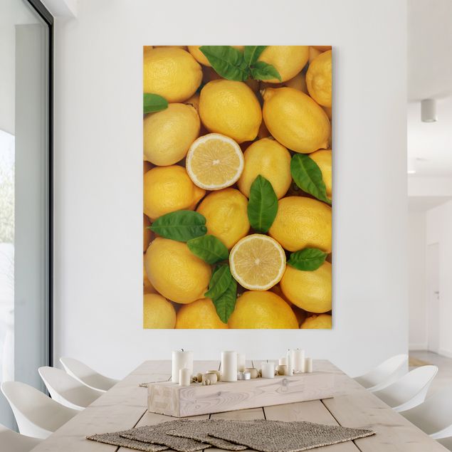 Prints floral Juicy lemons