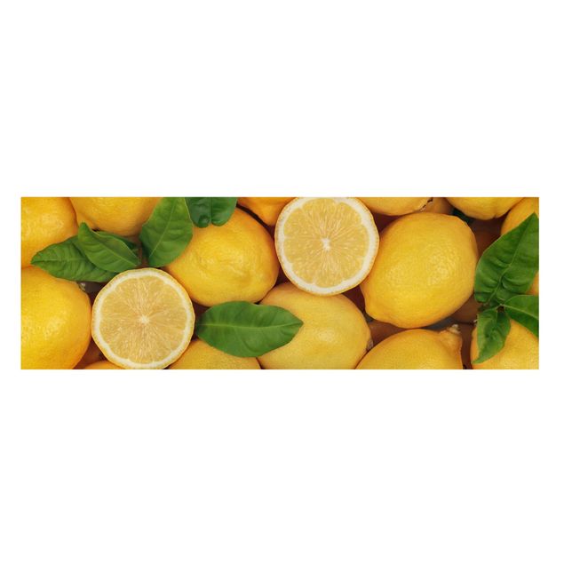 Canvas prints fruits and vegetables Juicy lemons