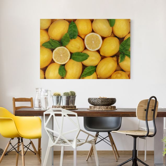 Floral prints Juicy lemons