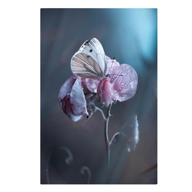 Prints floral Butterfly In The Rain