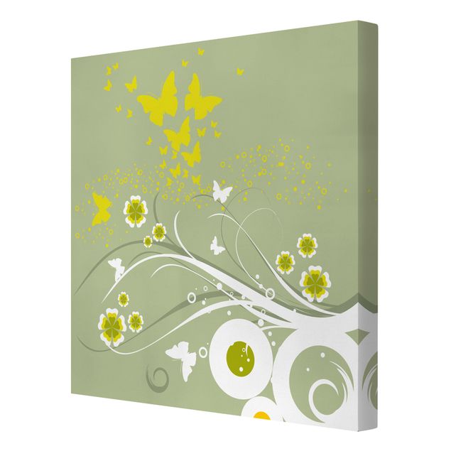 Animal canvas art Butterflies In The Spring