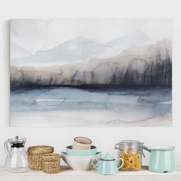 Prints landscape Lakeside With Mountains I