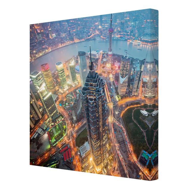 Skyline canvas print Shanghai
