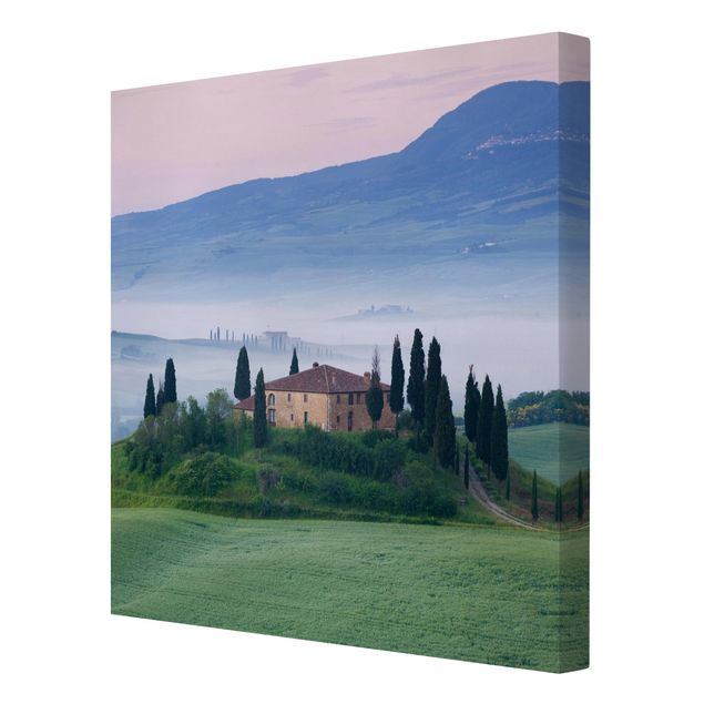 Canvas landscape Sunrise In Tuscany