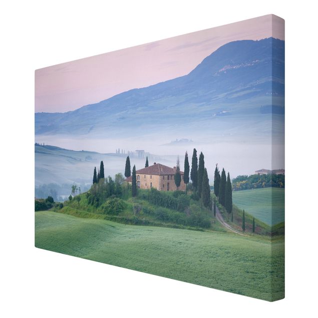 Canvas landscape Sunrise In Tuscany