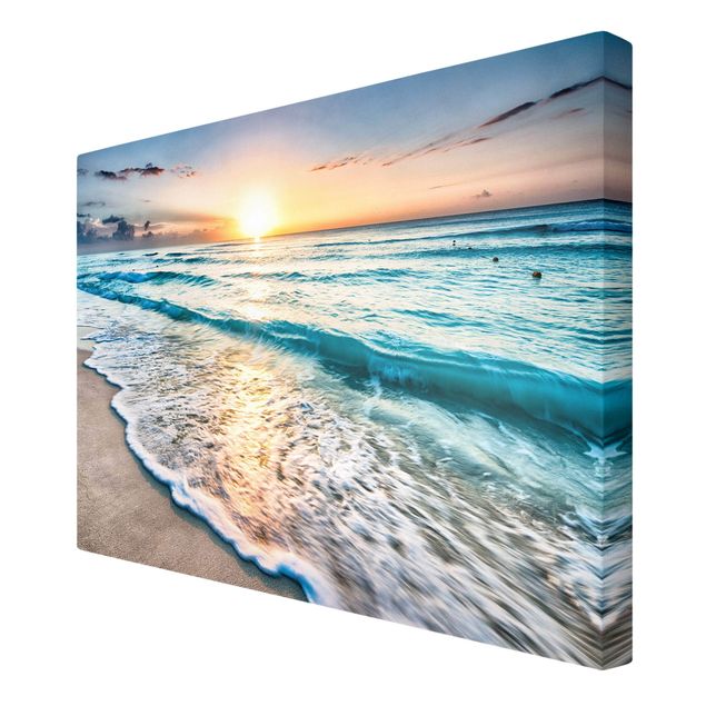 Sea prints Sunset At The Beach