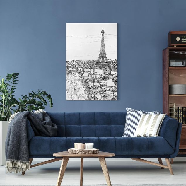 Paris canvas City Study - Paris