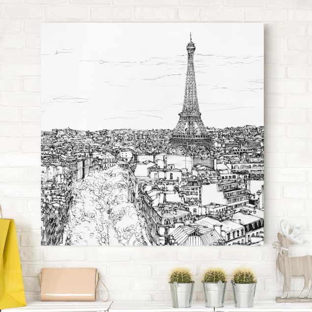 Prints Paris City Study - Paris