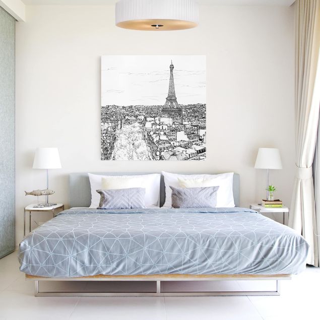 Paris canvas City Study - Paris