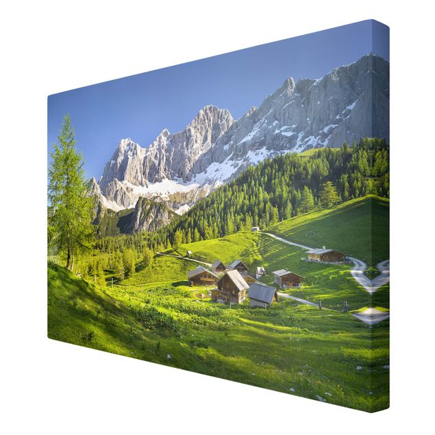 Contemporary art prints Styria Alpine Meadow