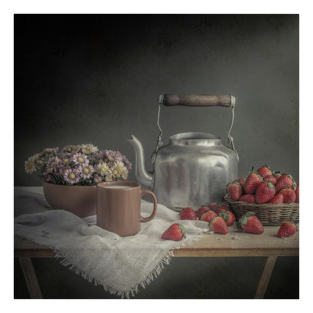 Grey prints Still Life with Strawberries