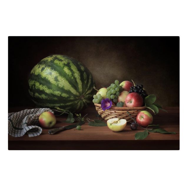 Fruit canvas Still Life With Melon