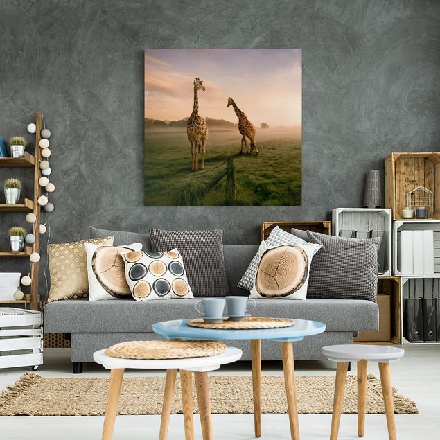 Giraffe canvas Surreal Giraffes