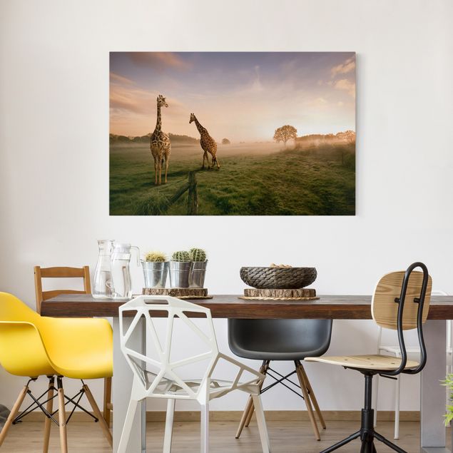 Giraffe canvas Surreal Giraffes