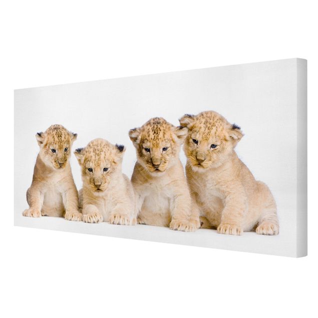 Modern art prints Sweet Lion Babys