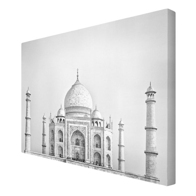 Prints Taj Mahal In Gray
