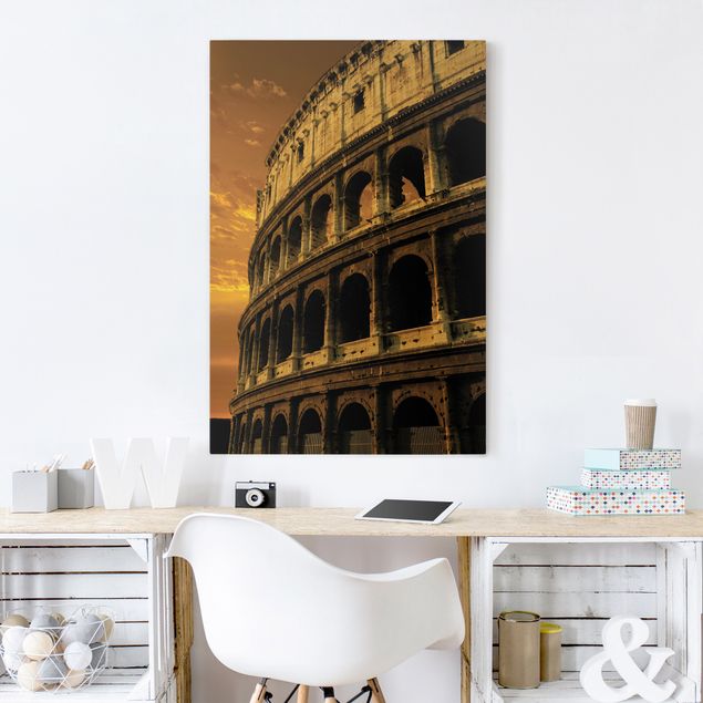 Italy canvas wall art The Colosseum