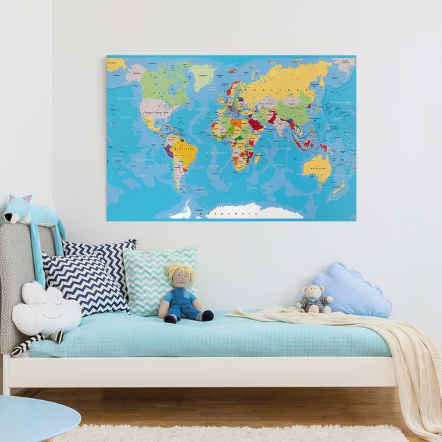 Printable world map The World's Countries