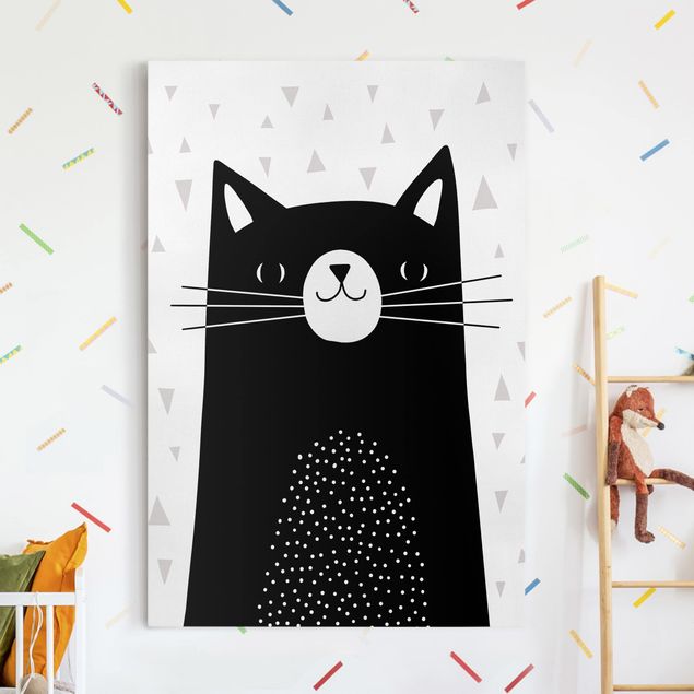 Nursery decoration Zoo With Patterns - Cat