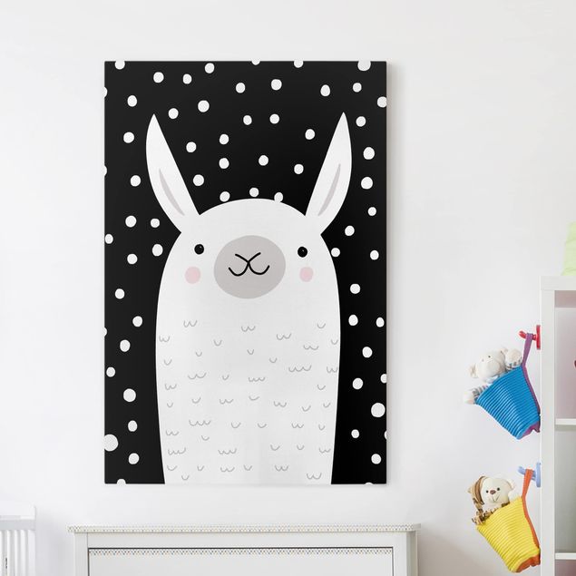 Kids room decor Zoo With Patterns - Lama