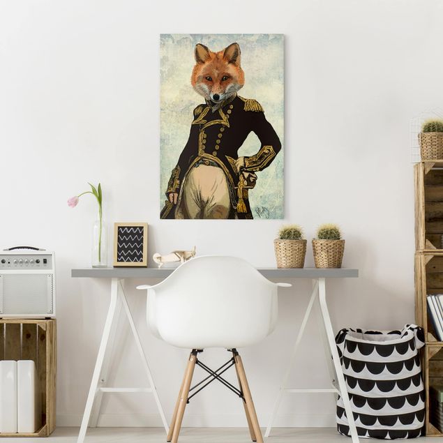 Animal canvas Animal Portrait - Fox Admiral