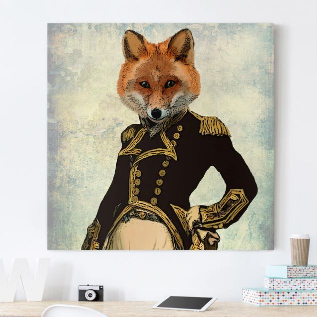 Kitchen Animal Portrait - Fox Admiral
