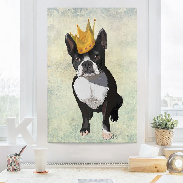Dog print Animal Portrait - Terrier King
