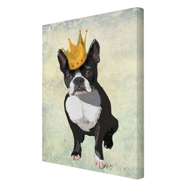 Retro prints Animal Portrait - Terrier King