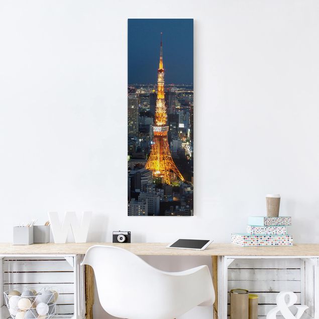 Asian prints Tokyo Tower