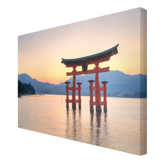 Prints modern Torii At Itsukushima