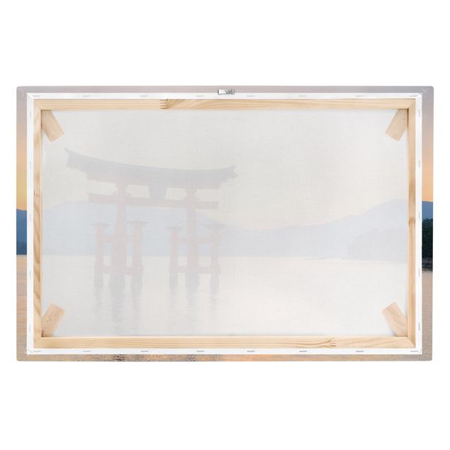 Landscape canvas wall art Torii At Itsukushima