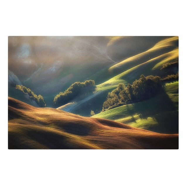 Modern art prints Tuscany in the Morning