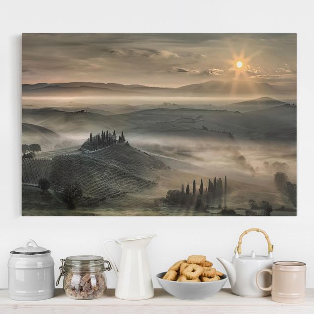 Prints landscape Tuscany-Morning