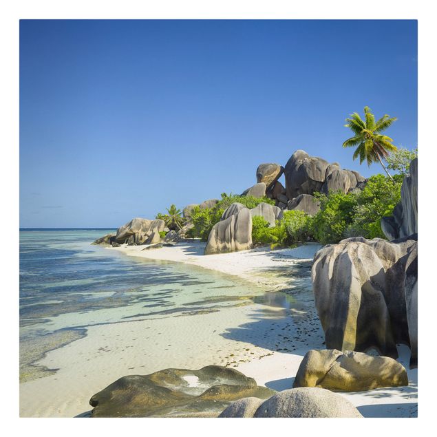 Sea print Dream Beach Seychelles