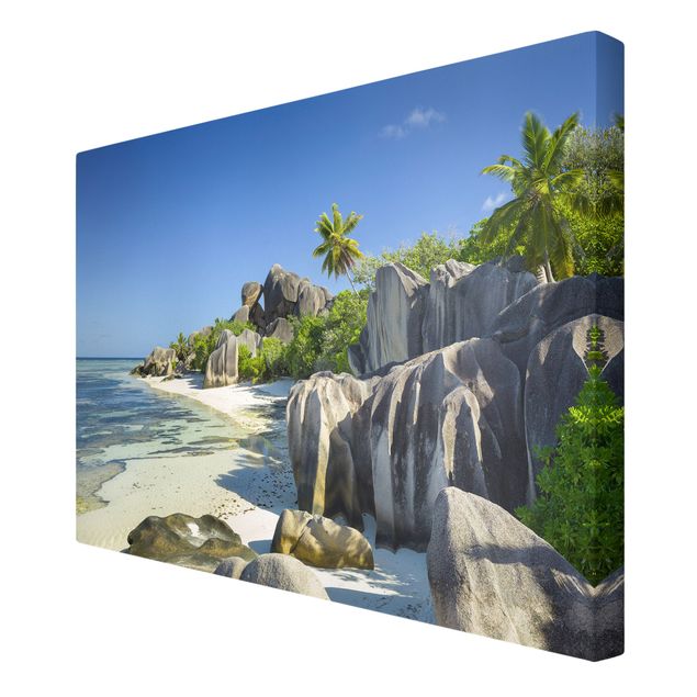 Jamaican canvas wall art Dream Beach Seychelles