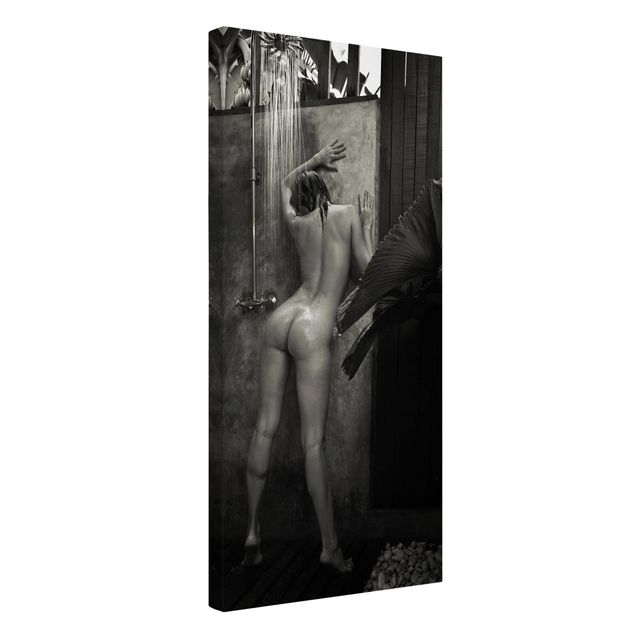 Nude art prints Tropical Shower