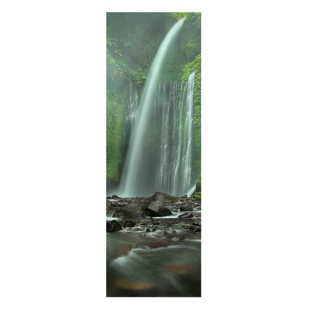 Prints modern Tropical Waterfall