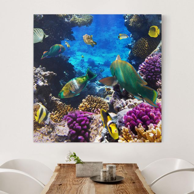 Canvas prints fishes Underwater Dreams