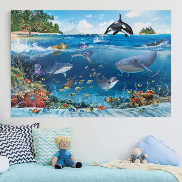 Canvas prints fishes Animal Club International - Underwater World With Animals