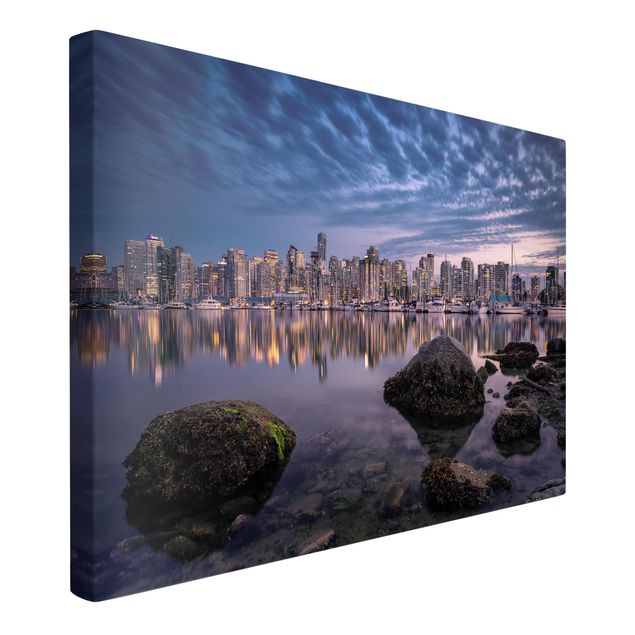 Skyline wall art Vancouver At Sunset