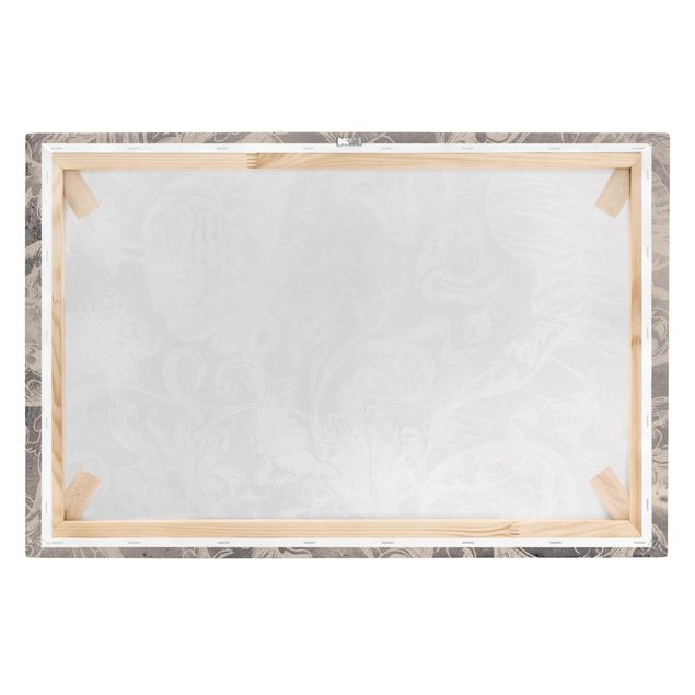 Canvas wall art Withered Flower Ornament I