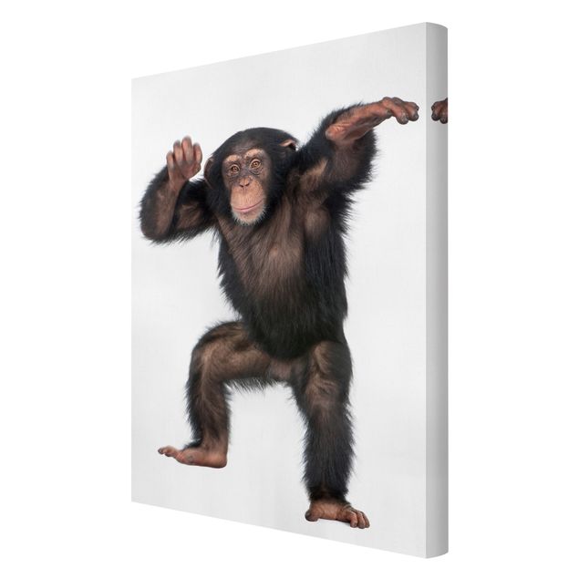 Animal canvas art Jolly Monkey